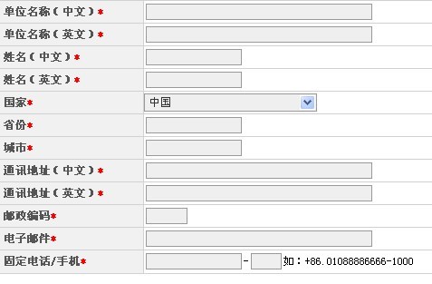 域名注冊資料